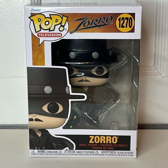 NIB Funko POP! Television Zorro #1270 Classic Collectible Vinyl Figurine - Picture 1 of 7